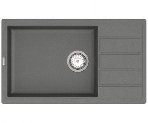 ВАНКОР EASY EASY EMP 02.76 XL СІРА раковина з сифоном VANKOR EASY EASY EMP 02.76 XL GRAY
