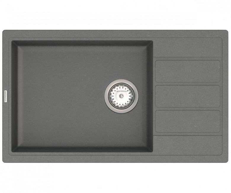 ВАНКОР EASY EASY EMP 02.76 XL СІРА раковина з сифоном VANKOR EASY EASY EMP 02.76 XL GRAY EASY EMP 02.76 XL GRAY