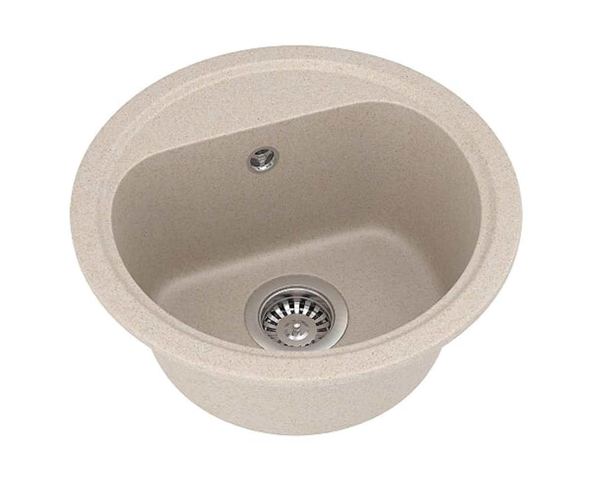 Мойка круглая на столещницу  EASY EASY EMR 01.44 BEIGE:Фото 2