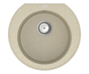 ВАНКОР КРЕС КРЕС КМР 01.52 БЕЖЕВИЙ кругла мийка з сифоном VANKOR  KRES KMR 01.52 BEIGE