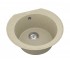 Круглая мойка с сифоном  KRES KRES KMR 01.52 BEIGE:Фото 2