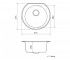 Круглая мойка с сифоном  KRES KRES KMR 01.52 BLACK:Чертеж 