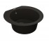 Круглая мойка с сифоном  KRES KRES KMR 01.52 BLACK:Фото 3