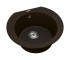 Круглая мойка с сифоном  KRES KRES KMR 01.52 CHOCOLATE:Фото 2