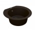 Круглая мойка с сифоном  KRES KRES KMR 01.52 CHOCOLATE:Фото 3