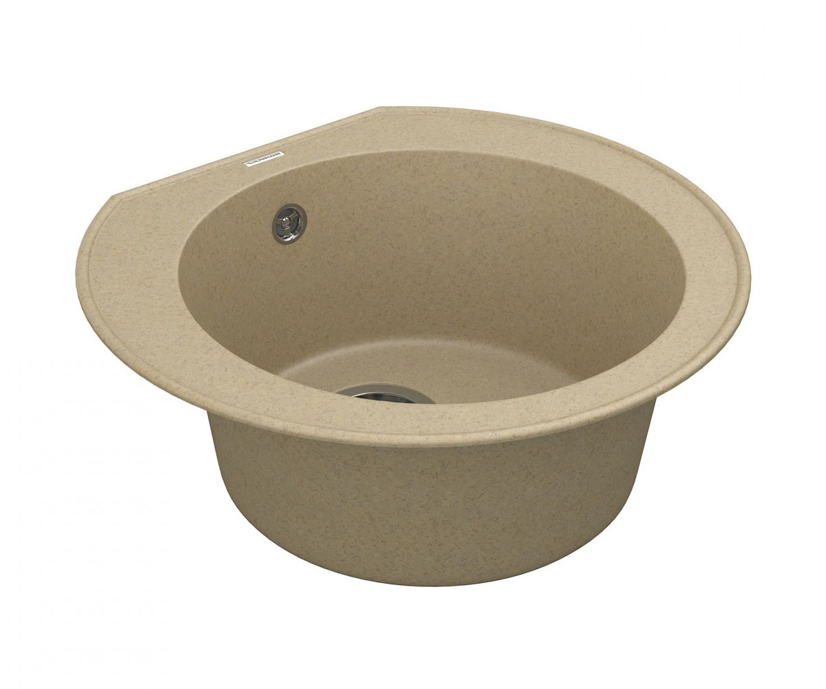 Круглая мойка с сифоном  KRES KRES KMR 01.52 SAFARI:Фото 3