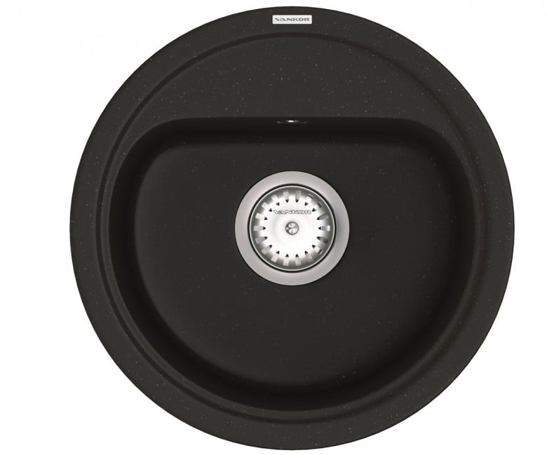 Мийка кругла 44 см VANKOR LIRA LIRA LMR 01.44 BLACK LIRA LMR 01.44 BLACK