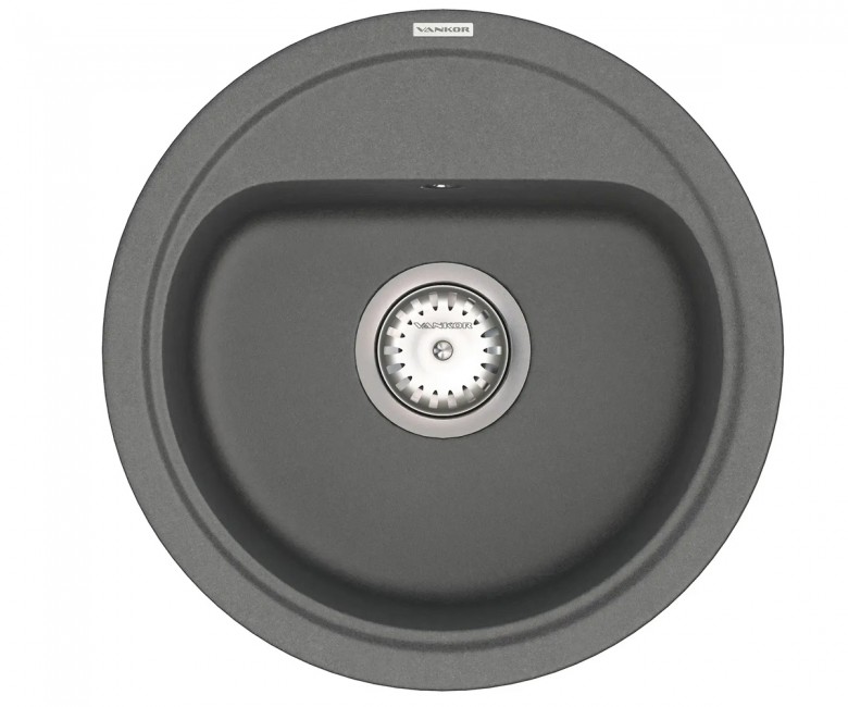 Мийка кругла 44 см VANKOR LIRA LIRA LMR 01.44 GRAY LIRA LMR 01.44 GRAY