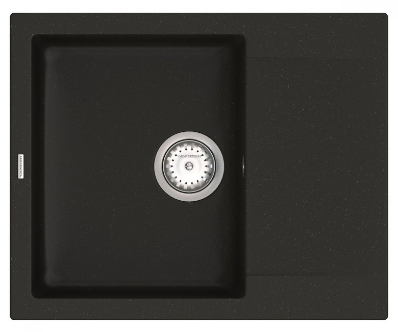 Кухонная мойка с крылом VANKOR ORMAN ORMAN OMP 02.61 BLACK ORMAN OMP 02.61 BLACK