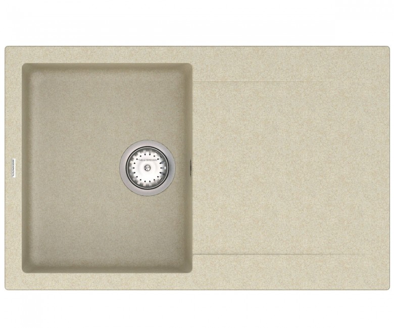 Мойка кварцевая с крылом VANKOR ORMAN ORMAN OMP 02.78 BEIGE ORMAN OMP 02.78 BEIGE