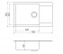 Мойка с крылом  ORMAN ORMAN OMP 02.78 XL GRAY:Чертеж 