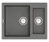 Раковина з полуторною чашею VANKOR ORMAN ORMAN OMP 03.61 GRAY ORMAN OMP 03.61 GRAY