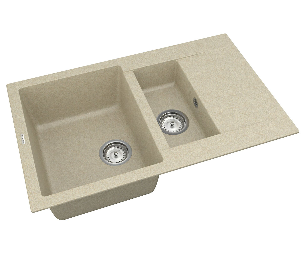 Мойка полуторная  ORMAN ORMAN OMP 04.80 BEIGE:Фото 2