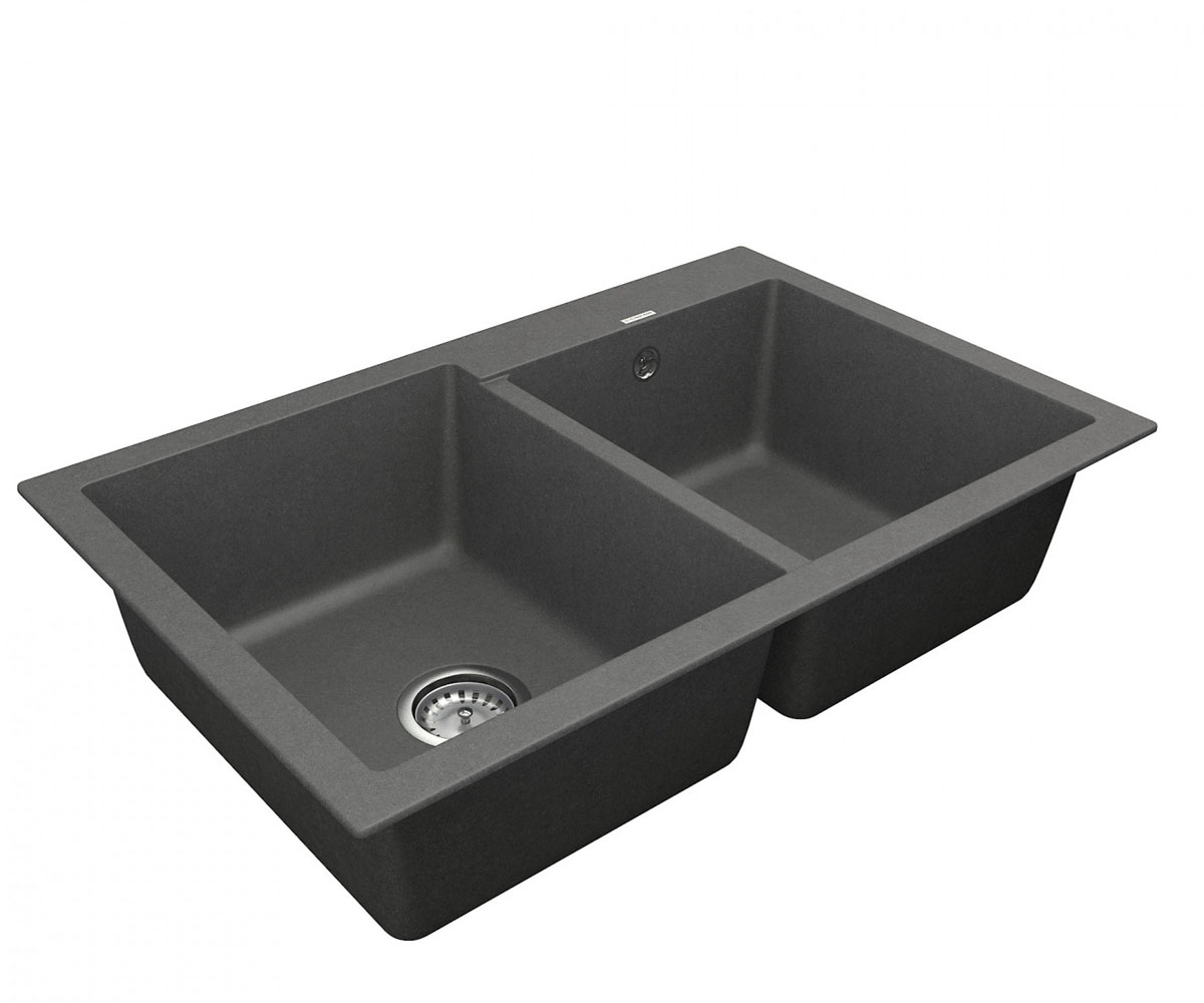 Двойная мойка  ORMAN ORMAN OMP 05.80 GRAY:Фото 3