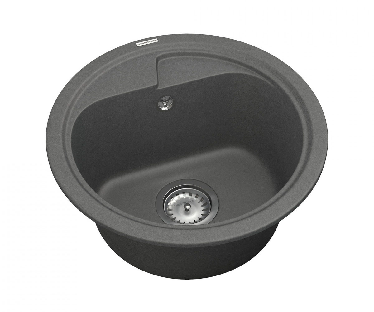 Круглая мойка  POLO POLO PMR 01.45 GRAY:Фото 2
