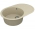Овальная кварцевая мойка  SITY SITY SMO 02.78 BEIGE:Фото 3