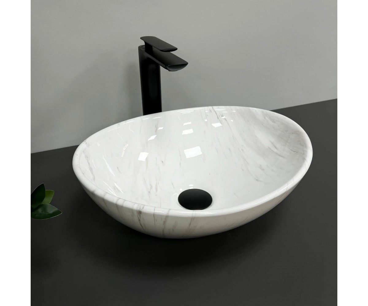 Умывальник (раковина) VBI PARMA MARBLE NATURE GLOSSY накладной VBI  011007 011007