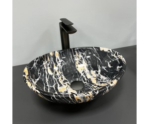 Умывальник (раковина) VBI PARMA BLACK OPAL GLOSSY накладной VBI  011008