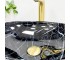 Умывальник (раковина) VBI PARMA BLACK STONE GLOSSY накладной  011014:Фото 3