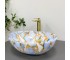 Умывальник (раковина) VBI PARMA MARBLE BLUE GLOSSY накладной  011016:Фото 3