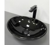 Умывальник (раковина) VBI PARMA BLACK GLOSSY накладной VBI  011021