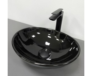 Умывальник (раковина) VBI PARMA BLACK GLOSSY накладной VBI  011021