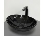 Умывальник (раковина) VBI PARMA BLACK MARMO GLOSSY накладной VBI  011023