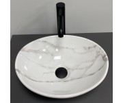 Умывальник (раковина) VBI PARMA CALCATTA GLOSSY накладной VBI  011024