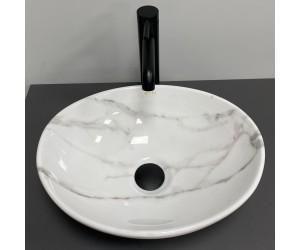 Умывальник (раковина) VBI PARMA CALCATTA GLOSSY накладной VBI  011024