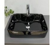 Умывальник (раковина) VBI FORLI BLACK GLOSSY накладной VBI  011106
