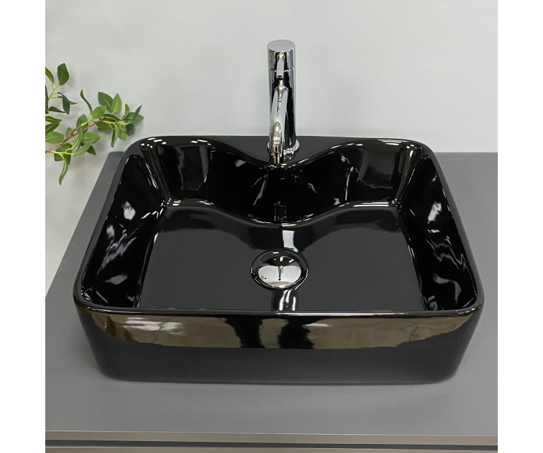 Умывальник (раковина) VBI FORLI BLACK GLOSSY накладной VBI  011106 011106