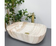 Умывальник (раковина) VBI RAVENNA TRAVERTINE GLOSSY накладной VBI  011204