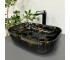 Умывальник (раковина) VBI RAVENNA MARBLE BLACK GLOSSY накладной  011207:Фото 2