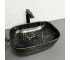 Умывальник (раковина) VBI RAVENNA MARBLE BLACK MATT накладной  011209:Фото 2