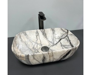 Умывальник (раковина) VBI RAVENNA LIGHT GREY ONYX GLOSSY накладной VBI  011213