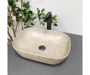 Умывальник (раковина) VBI RAVENNA BEIGE STONE MATT накладной VBI  011215