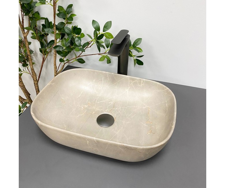 Умывальник (раковина) VBI RAVENNA BEIGE STONE MATT накладной VBI  011215 011215
