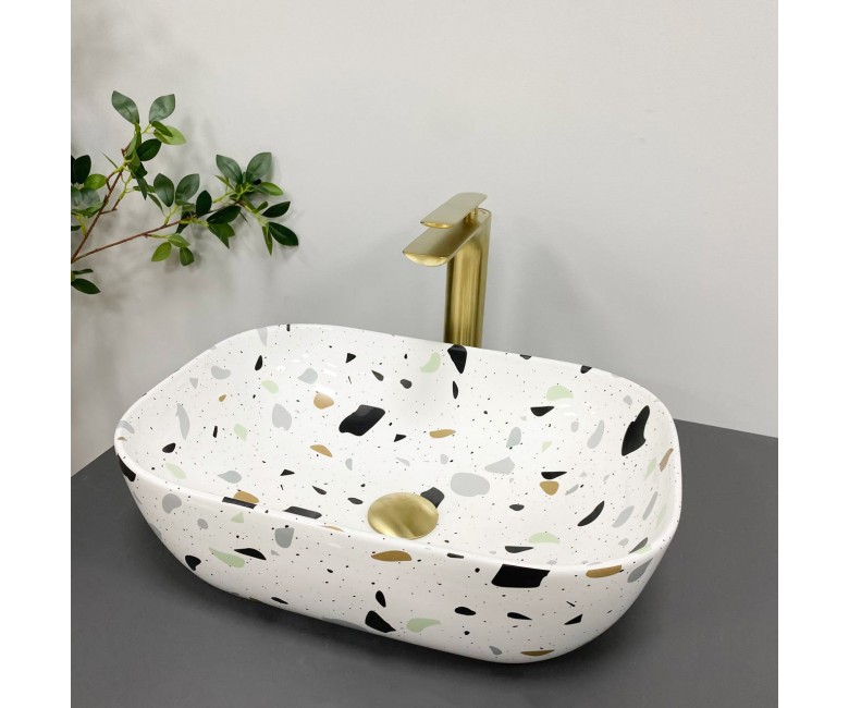 Умывальник (раковина) VBI RAVENNA TERAZZO GLOSSY накладной VBI  011219 011219