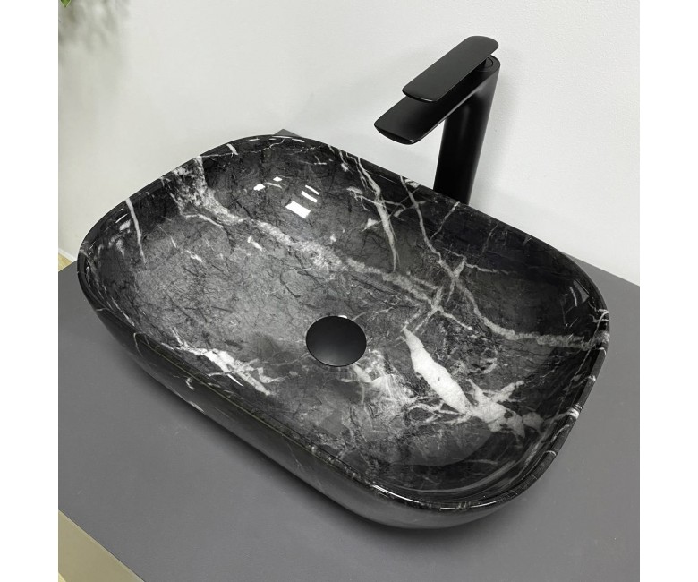 Умывальник (раковина) VBI RAVENNA BLACK OPAL GLOSSY накладной VBI  011225 011225