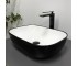 Умывальник (раковина) VBI RAVENNA BLACK WHITE GLOSSY накладной  011226:Фото 3
