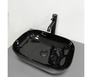 Умывальник (раковина) VBI RAVENNA BLACK GLOSSY накладной VBI  011227