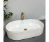 Умывальник (раковина) VBI VERONA 60 GOLD WHITE EDGE накладной  011308:Фото 2