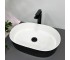 Умывальник (раковина) VBI VERONA 50 BLACK WHITE накладной  011309:Фото 2