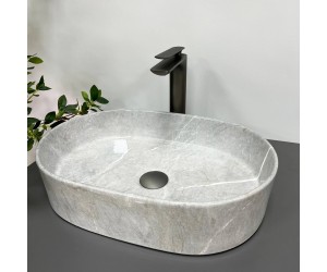 Умывальник (раковина) VBI VERONA 50 GREY STONE GLOSSY накладной VBI  011310