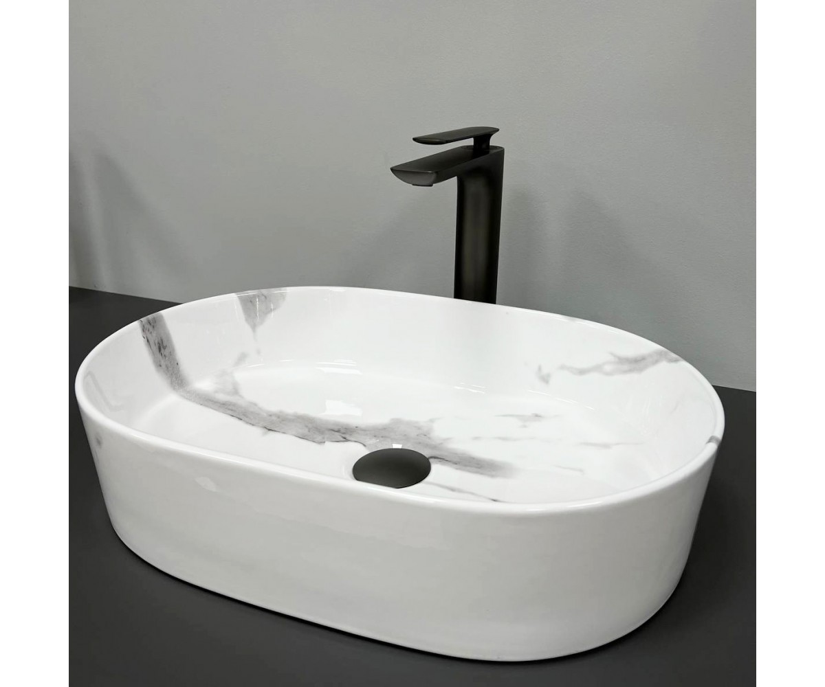 Умывальник (раковина) VBI VERONA 50 MARBLE NATURE GLOSSY накладной  011311:Фото 3