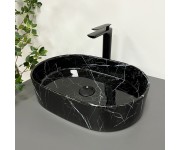 Умывальник (раковина) VBI VERONA 50 BLACK MARMO GLOSSY накладной VBI  011314