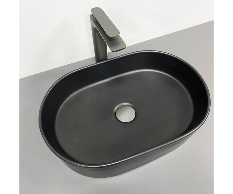 Умывальник (раковина) VBI VERONA 50 BLACK MATT накладной VBI  011317 011317