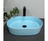 Умывальник (раковина) VBI VERONA 50 BLUE MATT накладной  011321:Фото 2