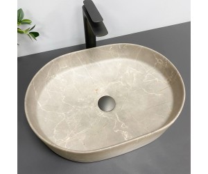 Умывальник (раковина) VBI VERONA 50 BEIGE STONE MATT накладной VBI  011325