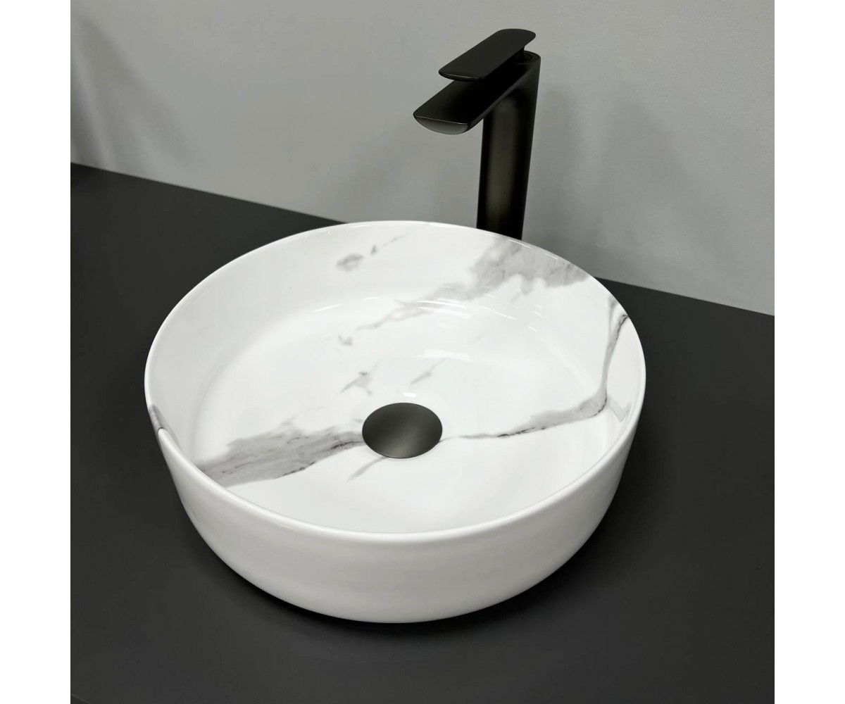Умывальник (раковина) VBI PRATO MARBLE NATURE GLOSSY накладной VBI  011404 011404